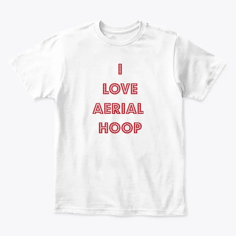 Kids I love aerial hoop t-shirt